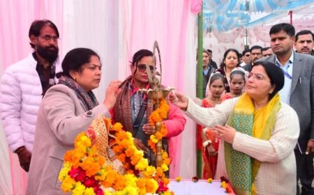 Hardoi : हरदोई में उच्च शिक्षा राज्यमंत्री रजनी तिवारी ने जनपदीय खेल प्रतियोगिता का शुभारंभ