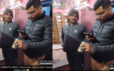 Hathras : विशेष प्रवर्तन अभियान के तहत आबकारी विभाग की छापेमारी