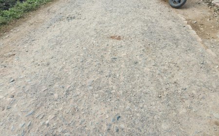 Sitapur : सीतापुर में ब्रह्मपुरी की सड़क तीन साल से खराब, लोगों ने निर्माण की मांग की