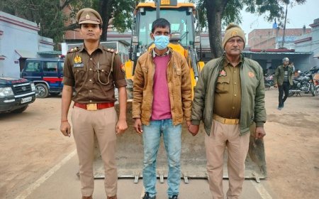 Hardoi: बिलग्राम पुलिस ने अवैध खनन पर कार्रवाई की।