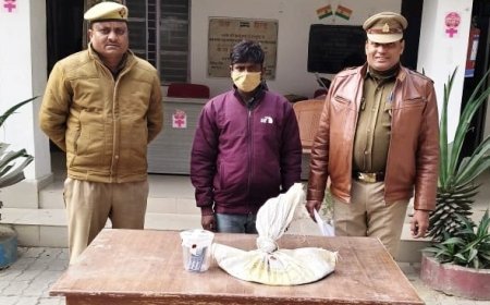 Hardoi : हरियावां पुलिस ने चोरी के सामान सहित आरोपी को गिरफ्तार किया