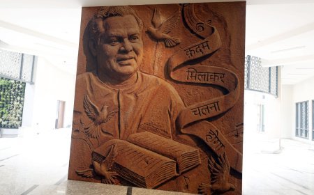 Lucknow : राष्ट्र प्रेरणा स्थल म्यूजियम के क्यूरेशन का काम पूरा, प्रधानमंत्री करेंगे 25 दिसंबर को उद्घाटन