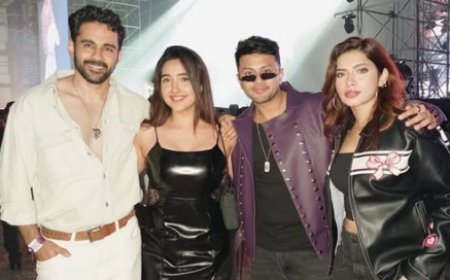 बिग बॉस 19 के कंटेस्टेंट्स के साथ सुनिधि चौहान के मुंबई कॉन्सर्ट में नजर आईं अशनूर कौर, फोटोज शेयर कर लिखा 'स्क्वॉड गोल्स'। 