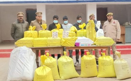 Hardoi : टडियावां पुलिस ने तीन चोरों को गिरफ्तार किया, चोरी का सामान और 14,400 रुपये नकद बरामद