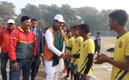 Amethi : गौरीगंज में विधायक खेल स्पर्धा का नवोदय विद्यालय में शुभारंभ