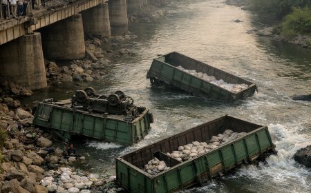 बिहार में भयंकर रेल हादसा- सीमेंट लदी मालगाड़ी के कई डिब्बे बथुआ नदी में गिरे, 17 बोगियां पटरी से उतरीं