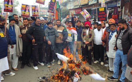 Uttrakhand : अंकिता भंडारी हत्याकांड पर कांग्रेस का आक्रोश, भाजपा सरकार का पुतला फूंका