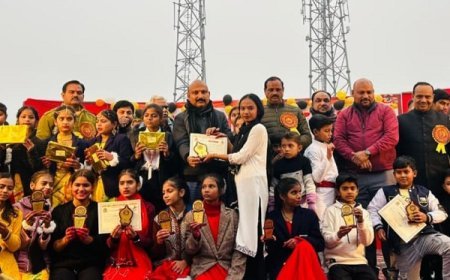Hardoi: तीन दिवसीय वार्षिकोत्सव में बच्चों की प्रतिभा का भव्य प्रदर्शन, विजेताओं को किया गया सम्मानित।
