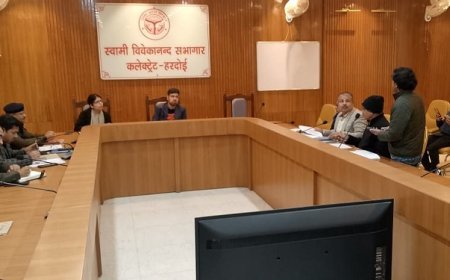 Hardoi: डीएम अनुनय झा की अध्यक्षता में शिक्षक समायोजन बैठक, रिक्त एवं एकल शिक्षक वाले स्कूलों में प्राथमिकता से तैनाती के निर्देश। 
