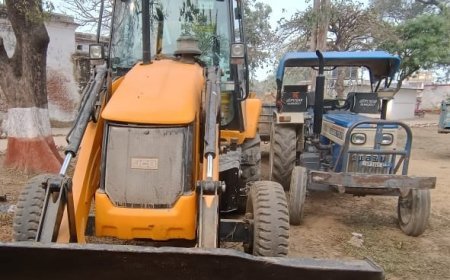 Hardoi : टडियावां पुलिस ने अवैध मिट्टी खनन के खिलाफ कार्रवाई कर जेसीबी और ट्रैक्टर-ट्राली जब्त की