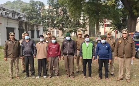 Hardoi : गलत तरीके से दिलाने वाले छह पेशेवर जमानतदारों को गिरफ्तार, जमानत के बाद अभियुक्तों को करा देते थे फरार