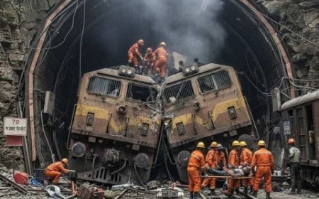 उत्तराखंड के चमोली में सुरंग के अंदर दो लोको ट्रेनों की भीषण टक्कर, 60 मजदूर घायल, सभी की हालत स्थिर।