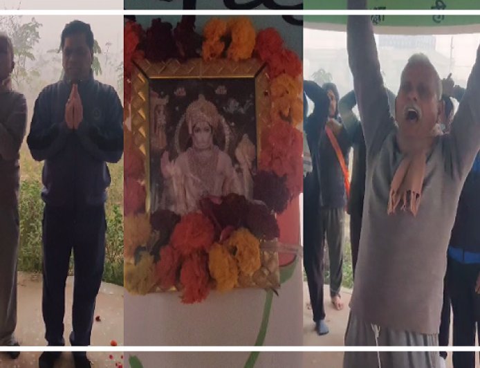 ग्रेटर नोएडा में ऋषि वशिष्ठ आश्रम में भक्ति और राष्ट्रभक्ति का संगम: हनुमान चालीसा पाठ व राम कीर्तन के साथ जस्टिस स्वामीनाथन के समर्थन में प्रस्ताव पारित।