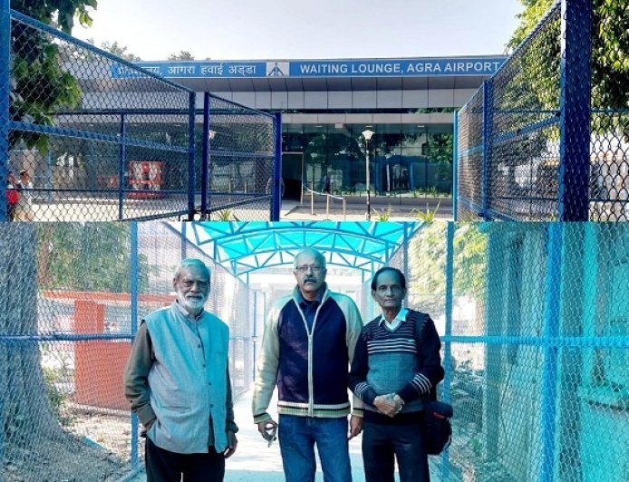 Agra: यात्रियों के लिए बड़ी सुविधा- आगरा सिविल एयरपोर्ट पर फुटफॉल तेजी से बढा,छमता से छै गुना उपयोग। 