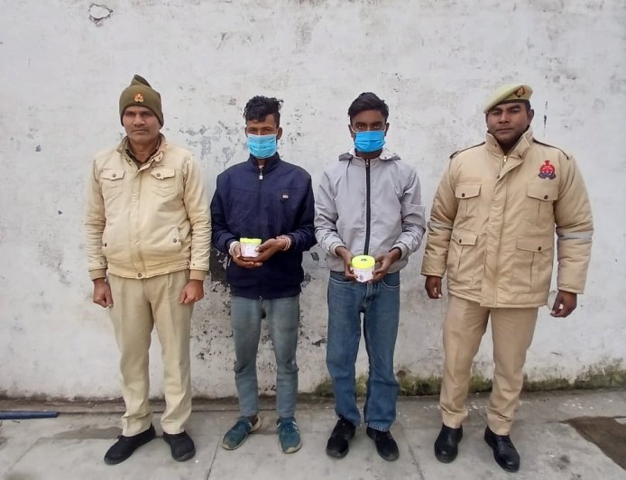 Saharanpur : गढ़ीपुख्ता पुलिस ने दो नशा तस्करों को गिरफ्तार किया, 185 ग्राम स्मैक बरामद