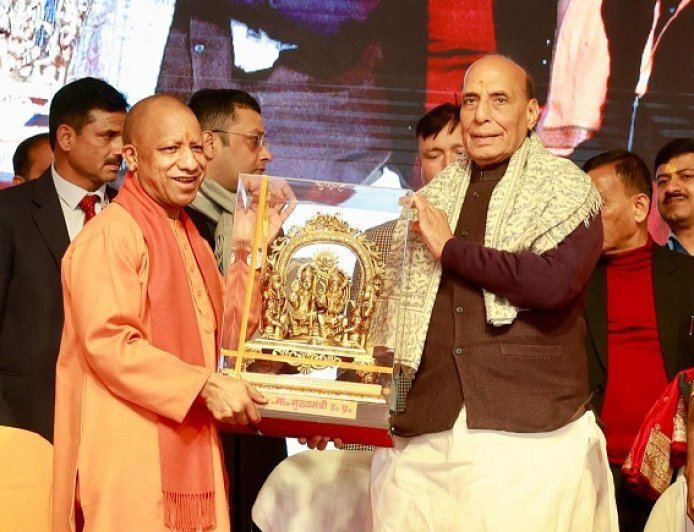 Ayodhya: भगवान राम की प्राण प्रतिष्ठा, भारत की आध्यात्मिक शक्ति की प्राण प्रतिष्ठा है- राजनाथ सिंह