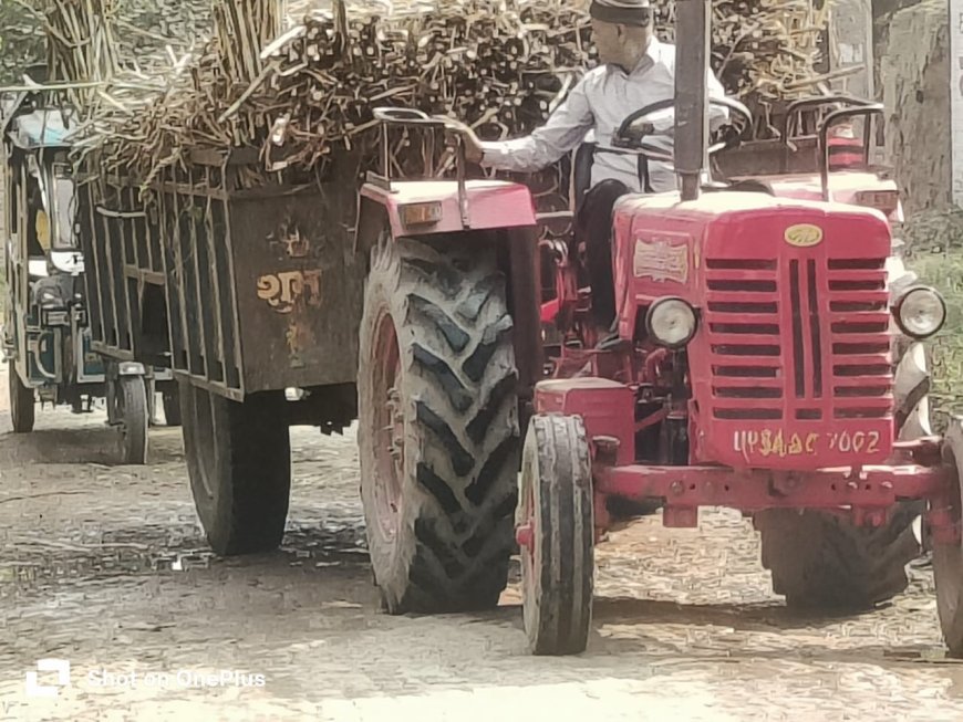 Sitapur : कटिया में रोज़ाना जाम से जनजीवन अस्त-व्यस्त, इंटरलॉकिंग टूटी, आरसीसी सड़क अधूरी ग्रामीणों ने कटिया बाईपास की उठाई मांग