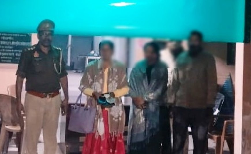 Hardoi : संडीला पुलिस ने खोयी पर्स सहित सामान बरामद कर महिला को लौटाया
