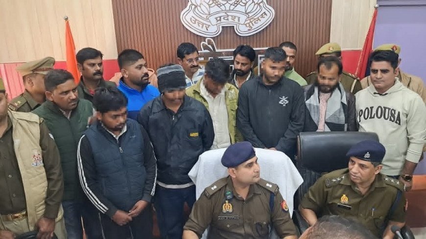 Jaunpur: फर्जी जन्म-मृत्यु सर्टिफिकेट रैकेट का भंडाफोड़, जलालपुर पुलिस ने 5 शातिर ठगों को दबोचा। 