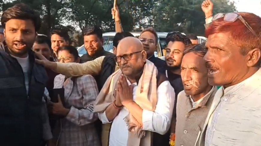 Sambhal : बीएलओ परिवारों को 1 करोड़ मुआवजा और नौकरी देने की मांग - अजय राय