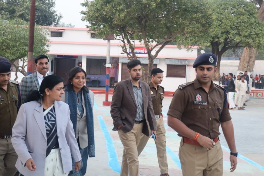 Hardoi : हरदोई जिला कारागार का जिला जज, जिलाधिकारी और पुलिस अधीक्षक ने संयुक्त रूप से किया दौरा