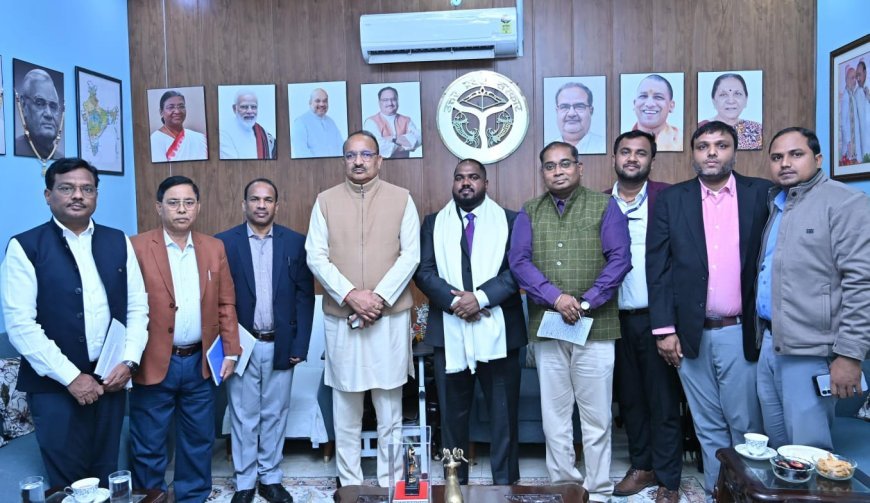 Lucknow : न्यूजीलैंड के साथ मिलकर उत्तर प्रदेश को वैश्विक शहद हब बनाने की तैयारी, उद्यान मंत्री ने प्रतिनिधियों के साथ की उच्च स्तरीय वार्ता 