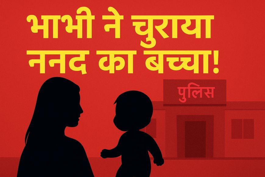 Hardoi : हरदोई में ननद का बच्चा चुराकर भाभी पहले पति के पास पहुंची, पुलिस ने लखनऊ से बरामद किया