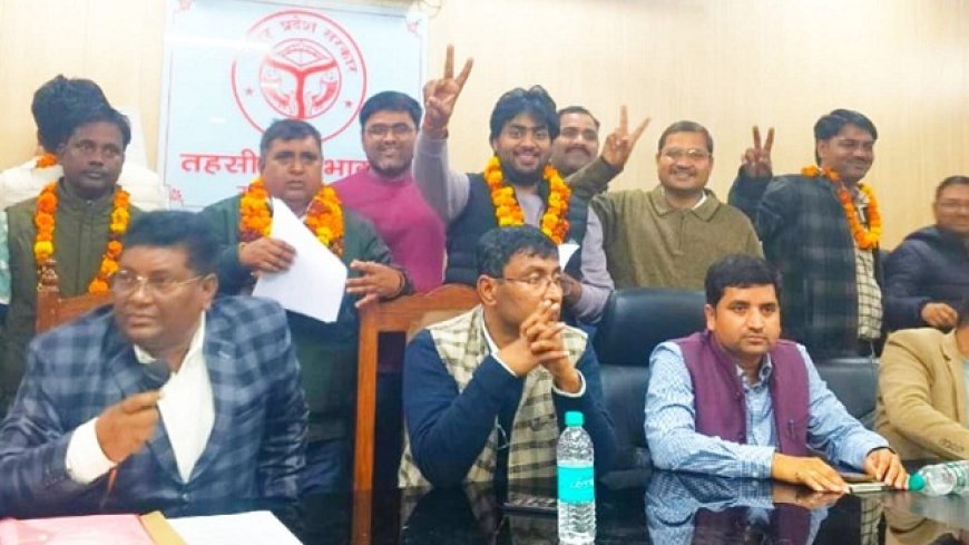 Hardoi: श्रीपाल बने लेखपाल संघ के नए जिला अध्यक्ष, संजीव यादव जिला मंत्री निर्वाचित। 