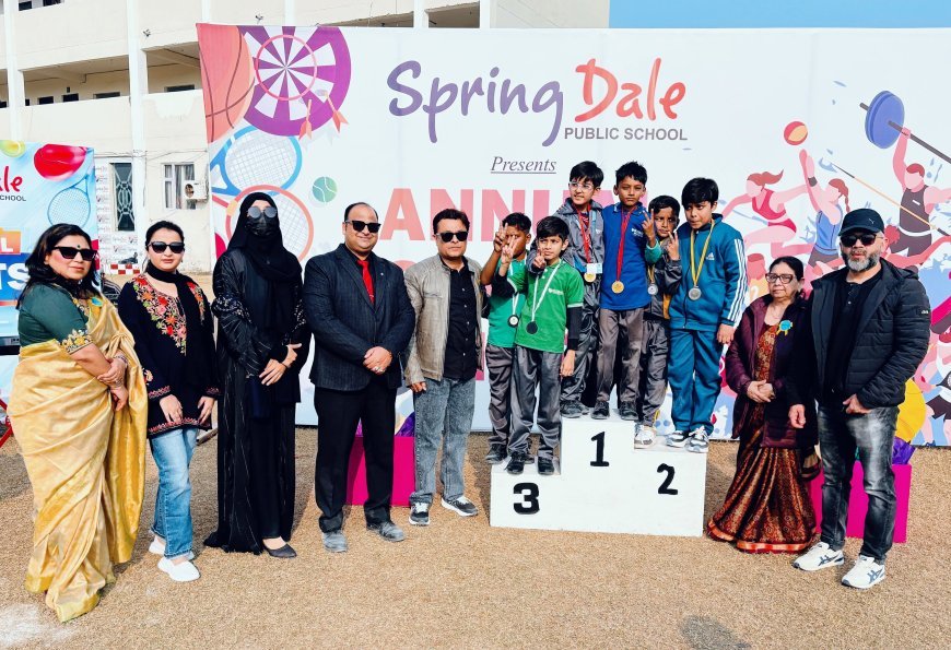 Deoband : स्प्रिंग डेल पब्लिक स्कूल की वार्षिक खेलकूद प्रतियोगिता में छात्रों ने बनाए कई नए रिकॉर्ड