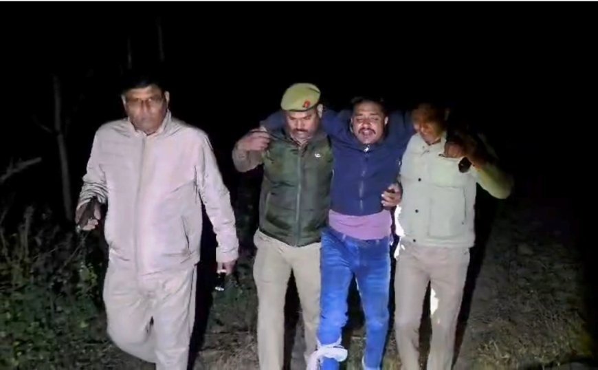 Saharanpur : गौकशी के दो वांछित बदमाशों से पुलिस मुठभेड़, एक घायल और दोनों गिरफ्तार