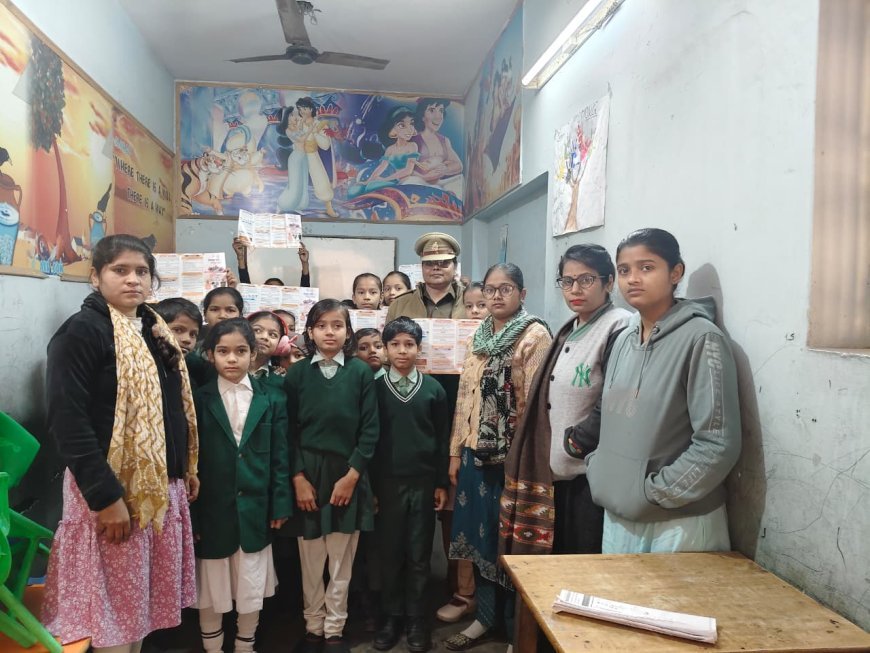 Hathras : हाथरस में ऑपरेशन जागृति फेज-5 के तहत बालिकाओं और किशोरों को अपराधों से बचाव की जानकारी दी गई