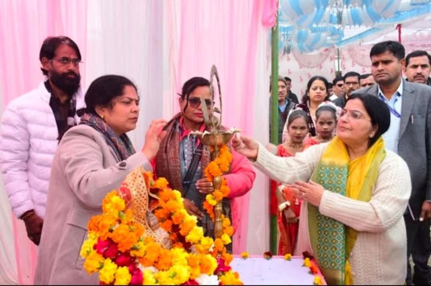 Hardoi : हरदोई में उच्च शिक्षा राज्यमंत्री रजनी तिवारी ने जनपदीय खेल प्रतियोगिता का शुभारंभ