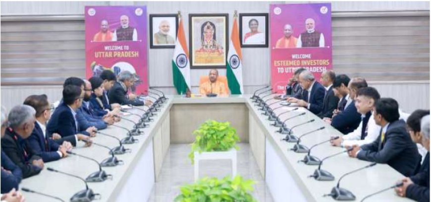 Lucknow : मुख्यमंत्री से देश-विदेश की प्रतिष्ठित कम्पनियों से जुड़े प्रोफेशनल्स ने भेंट की,उ0प्र0 में निवेश की सम्भावनाओं, औद्योगिक वातावरण और भविष्य की विकास योजनाओं पर विस्तृत संवाद