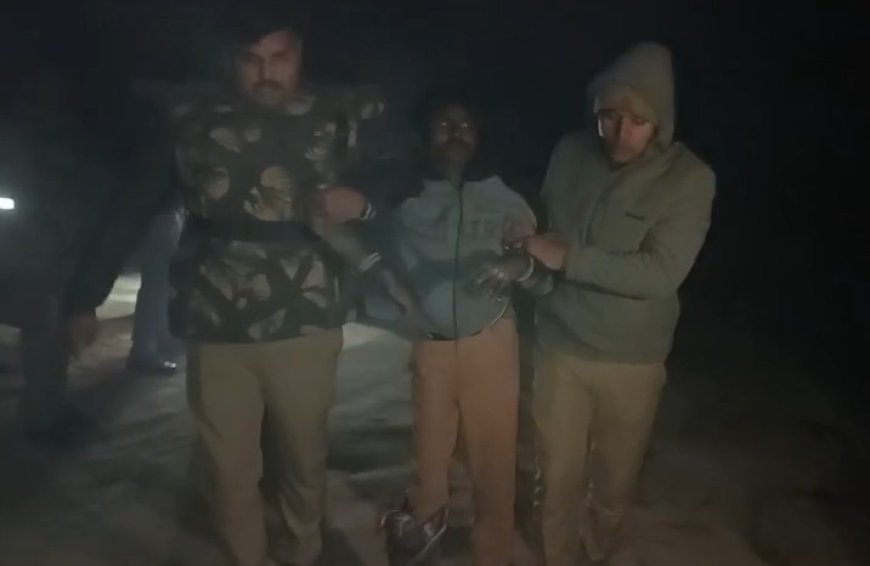 Hardoi : सवायजपुर में पुलिस मुठभेड़ में पांच शातिर चोर गिरफ्तार, दो घायल