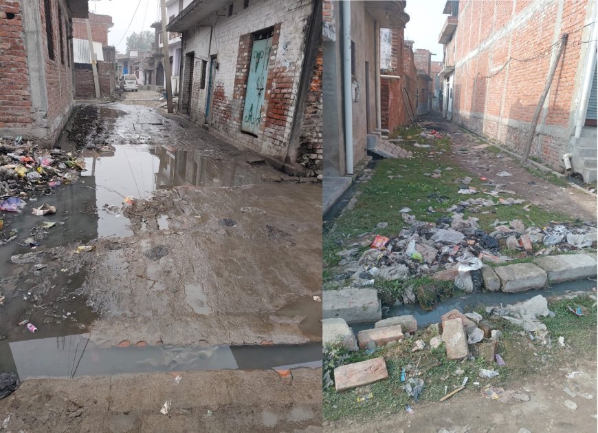 Hardoi : संडीला में ग्राम सभा सोम के मुरार नगर की सड़कें बदहाल, विकास की कमी से ग्रामीण परेशान