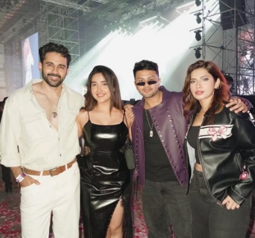 बिग बॉस 19 के कंटेस्टेंट्स के साथ सुनिधि चौहान के मुंबई कॉन्सर्ट में नजर आईं अशनूर कौर, फोटोज शेयर कर लिखा 'स्क्वॉड गोल्स'। 