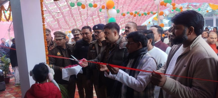 Sitapur : नवनिर्मित पुलिस चौकी शेरपुर का उद्घाटन