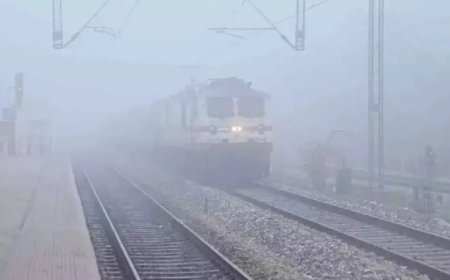 नए साल के पहले दिन घने कोहरे में राजधानी सहित कई ट्रेनें घंटों देरी से चल रही हैं, कई रद्द, यात्रियों की बढ़ी मुश्किलें। 