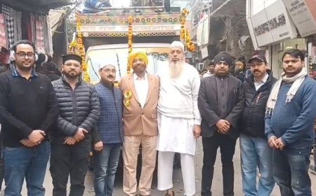 सम्भल में श्रद्धा और उल्लास के साथ निकला नगर कीर्तन, गुरु गोविंद सिंह जी का 360वां प्रकाशोत्सव मनाया गया।