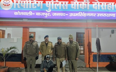 Uttrakhand : दोराहा पुलिस ने 25 लीटर अवैध कच्ची शराब के साथ युवक को किया गिरफ्तार