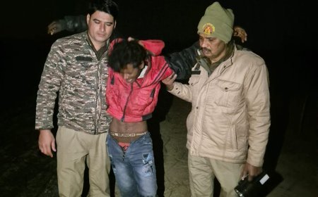 Hardoi : पिहानी पुलिस ने POCSO आरोपी को मुठभेड़ में घायल कर गिरफ्तार किया