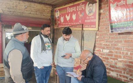 Sambhal : खाद्य सुरक्षा की बड़ी कार्रवाई, जाकिर चिकन मीट शॉप का पंजीकरण निलंबित, नियमों के उल्लंघन पर खाद्य सुरक्षा विभाग ने दुकान कराई तत्काल बंद, 14 दिन में मांगा जवाब