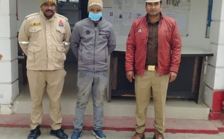 Hardoi : हरदोई में 25 हजार इनामी अभियुक्त गिरफ्तार, गिरोहबंद अपराध के मामले में कार्रवाई