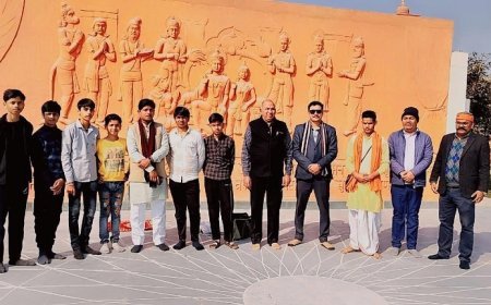 Hardoi: हिंदू सम्मेलन से पूर्व भूमि पूजन, कल होगा भव्य आयोजन।