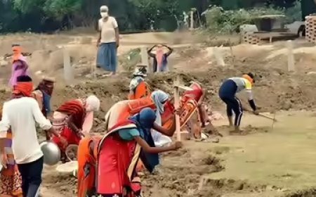 Sultanpur : साहिनवा गांव में मनरेगा में बड़े पैमाने पर फर्जी हाजिरी, पंचायत सचिव और प्रधान पर मिलीभगत का आरोप