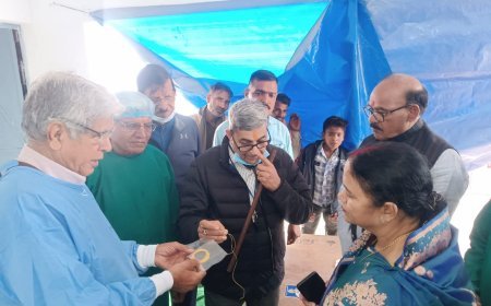 Barabanki : बाराबंकी के हड़ियाकोल में श्रीराम वनकुटीर आश्रम में 46वें निःशुल्क हार्निया, हाइड्रोसील और पाइल्स सर्जरी शिविर शुरू