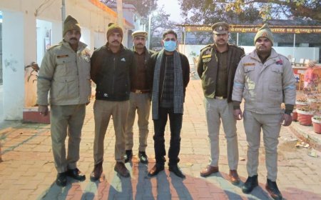 Hardoi : कोतवाली शहर में पुलिस ने मारपीट और धमकी के मामले में आरोपी को गिरफ्तार किया