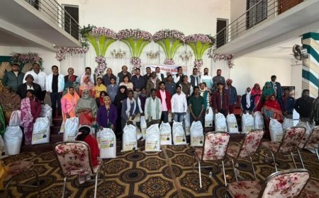 Jaunpur : सुजानगंज में सामूहिक विवाह के बाद विवाहित बहनों को खिचड़ी भेजकर मिलन समारोह आयोजित