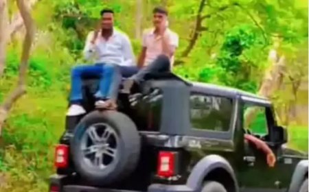 Gonda : नवाबगंज में थार गाड़ी से खतरनाक स्टंट और अवैध हथियारों का प्रदर्शन, वायरल वीडियो के बाद पुलिस जांच में जुटी