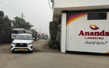 Hapur : हापुड़ के पिलखुवा में आनंदा डेयरी प्लांट पर आयकर विभाग की बड़ी छापेमारी, प्लांट सील